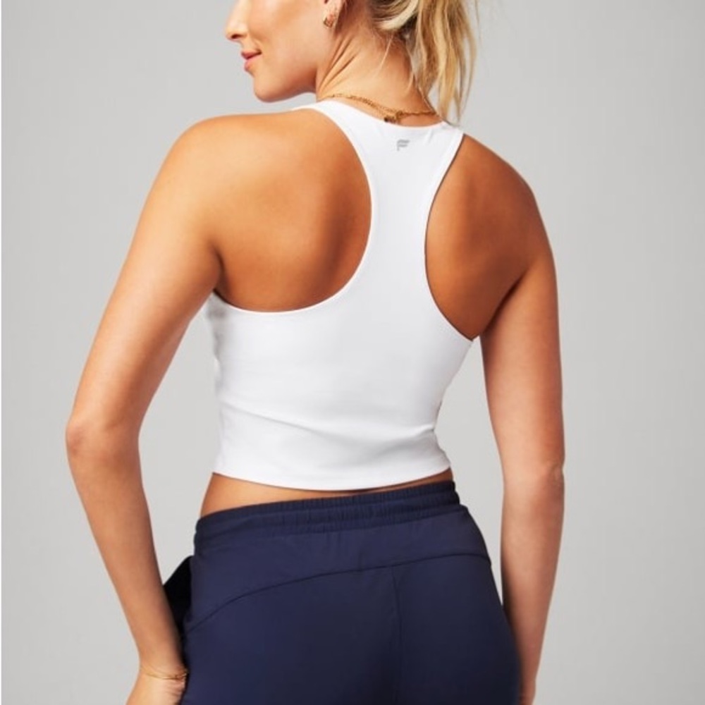 Fabletics Anywhere Cropped Built-In Bra Tank - Picture 2 of 6